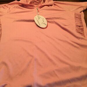 Greg Norman Women's Ml75 Microlux Ruched Panel Top